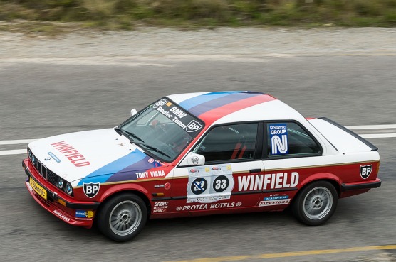 Fans of the Winfield BMWs can see this rare example racing up the hill.